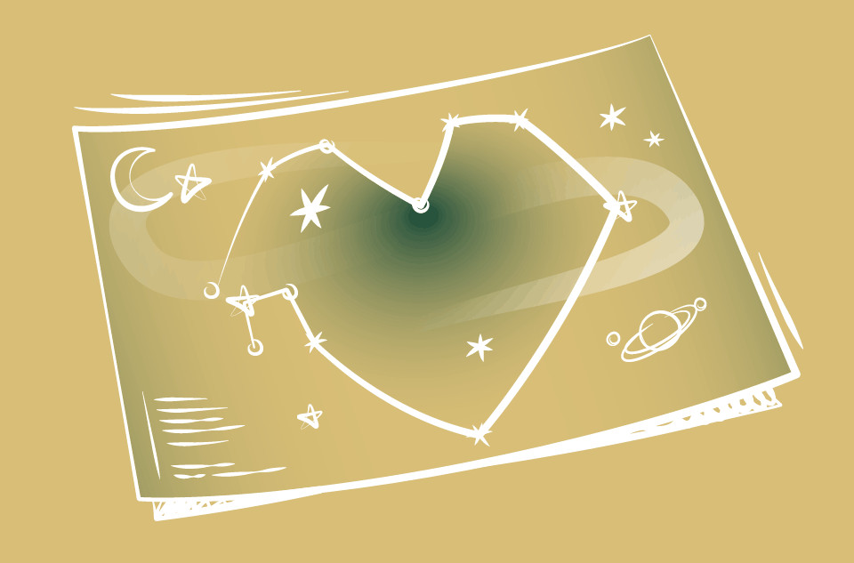 260131 VM Illus WebConstellation Familiale Vert - Valérie Moulin